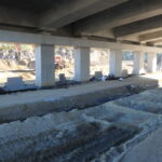 21.10.2025 585+950 PZGs-55 montaż ściany oporowej i zasypka