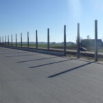 21.10.2025 591+500 montaż podwalin ekranów akustycznych