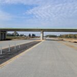 23 października  km 603+600 nawierzchnia C35_45 i WD_70 powierzchniowe utrwalenie pasa rozdziału montaż barier lono