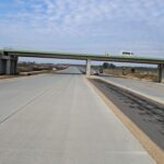 23 października  km 605+300 nawierzchnia betonowa C35_45 i WD_71 powierzchniowe utrwalenie pasa rozdziału