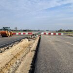 23 października  km 610+700’ podbudowa z kruszywa C90_3  podbudowa AC22P widok w kierunku odcinka IX