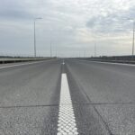 23.10.2025 Oznakowanie poziome na trasie głównej km. 574+200