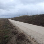 28.10.2025 586+300 ułożona nawierzchnia pasa technologicznego str. prawa