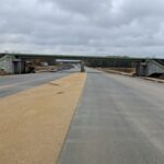 29 października km 606+150’ nawierzchnia betonowa C35_45 i WD_72 kruszywo w pasie rozdziału