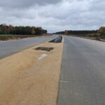 29 października km 606+900’ nawierzchnia betonowa C35_45 kruszywo w pasie rozdziału