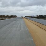 29 października km 608+300’ PZM_14A nawierzchnia betonowa C35_45 kruszywo w pasie rozdziału