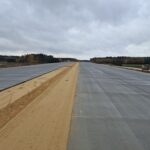 29 października km 608+950 nawierzchnia betonowa C35_45 kruszywo w pasie rozdziału