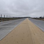 30 września km 601+500’ nawierzchnia betonowa C35_45 kruszywo w pasie rozdziału