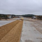 30 września km 606+150’ WD_72 nawierzchnia betonowa C35_45 kruszywo w pasie rozdziału