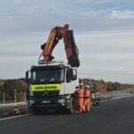 30.10.2025 Roboty drog na trasie gł w km 567+490