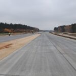 03 listopada km 608+300 nawierzchnia betonowa C35_45 kruszywo w pasie rozdziału