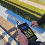 05.11.2025 pomiar grubosci powłoki cynkowej km. 579+400