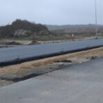 10.11.2025 596+600 ułożona podbudowa bitumiczna A-2 jezdnia lewa