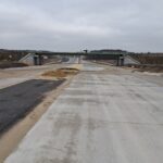 12 listopada km 606+150’ nawierzchnia betonowa C35_45 i WD_72 kruszywo w pasie rozdziału