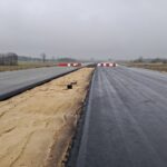 01 grudnia  km 610+700’ warstwa wiążąca AC16W JP i warstwa ścieralna SMA JL widok w kierunku odcinka IX