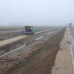 08.12.2025 580+700 wykonywanie nawierzchni pasa technologicznego str. lewa