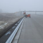 08.12.2025 581+400 zabijanie barier str. lewa