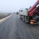 08.12.2025 596+800 DK 19 ułożona w-wa ścieralna