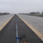 10 grudnia km 608+300’ PZM_14A nawierzchnia betonowa C35_45 powierzchniowe utrwalenie pasa rozdziału montaż barier lin