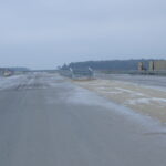 29.12.2025 585+300 WD-53A ekrany przeciwolśnieniowe w trakcie montażu