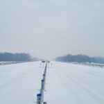 07 stycznia km 599+700’ uciąglenie nawierzchni na PZM-13L(L, P)