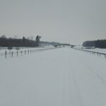 15 stycznia km 599+700 nawierzchnia betonowa C35_45 montaż barier linowych częściowe oznakowanie poziome jezdnia prawa