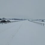 10 lutego km 610+050’ warstwa ścieralna SMA11 budowa poboczy i pasa rozdziału