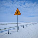 11.02.2026 Znak ostrzegawczy w ciagu trasy głównej km 573+600