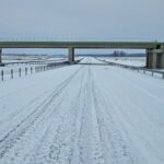 18 lutego km 605+300 WD_71 wykonano nawierzchnię C35_45 pas rozdziału pobocza i urządzenia BRD całość w śnieżnej szacie