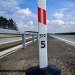 17.03.2026 Słupek kilometrażowy km 572+500