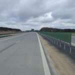 08 kwietnia km 598+200’ nawierzchnia betonową C35_45 wykonano urządzenia BRD oznakowanie poziome i pionowe