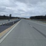 08 kwietnia km 599+700 nawierzchnia betonowa C35_45 wykonano urządzenia BRD oznakowanie poziome i pionowe