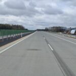 08 kwietnia km 601+500 nawierzchnia betonowa C35_45 wykonano urządzenia BRD oznakowanie poziome i pionowe