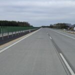 15_04_26 km 601+500 nawierzchnia betonowa C35_45 wykonano urządzenia BRD oznakowanie poziome i pionowe
