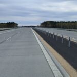 15_04_26 km 605+300’ nawierzchnia betonowa C35_45 wykonano urządzenia BRD oznakowanie poziome i pionowe