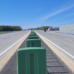 22.04.26 km 601+500 nawierzchnia betonowa C35_45 wykonano urządzenia BRD oznakowanie poziome i pionowe