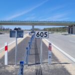 22.04.26 km 603+600 nawierzchnia C35_45 i WD_70 wykonano urządzenia BRD oznakowanie poziome i pionowe