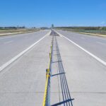27.04.26 km 604+400 nawierzchnia betonowa C35_45 wykonano urządzenia BRD oznakowanie poziome i pionowe