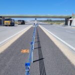 27.04.26 km 605+300 nawierzchnia betonowa C35_45 i WD_71 wykonano urządzenia BRD oznakowanie poziome i pionowe