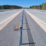 27.04.26 km 608+300 nawierzchnia betonowa C35_45 wykonano urządzenia BRD oznakowanie poziome i pionowe