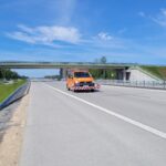 25.05.26 km 600+600 nawierzchnia betonowa C35_45 i WD_68 wykonano urządzenia BRD oznakowanie poziome i pionowe
