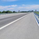 09.06.26 km 610+050’ warstwa ścieralna SMA11 wykonano urządzenia BRD oznakowanie poziome i pionowe